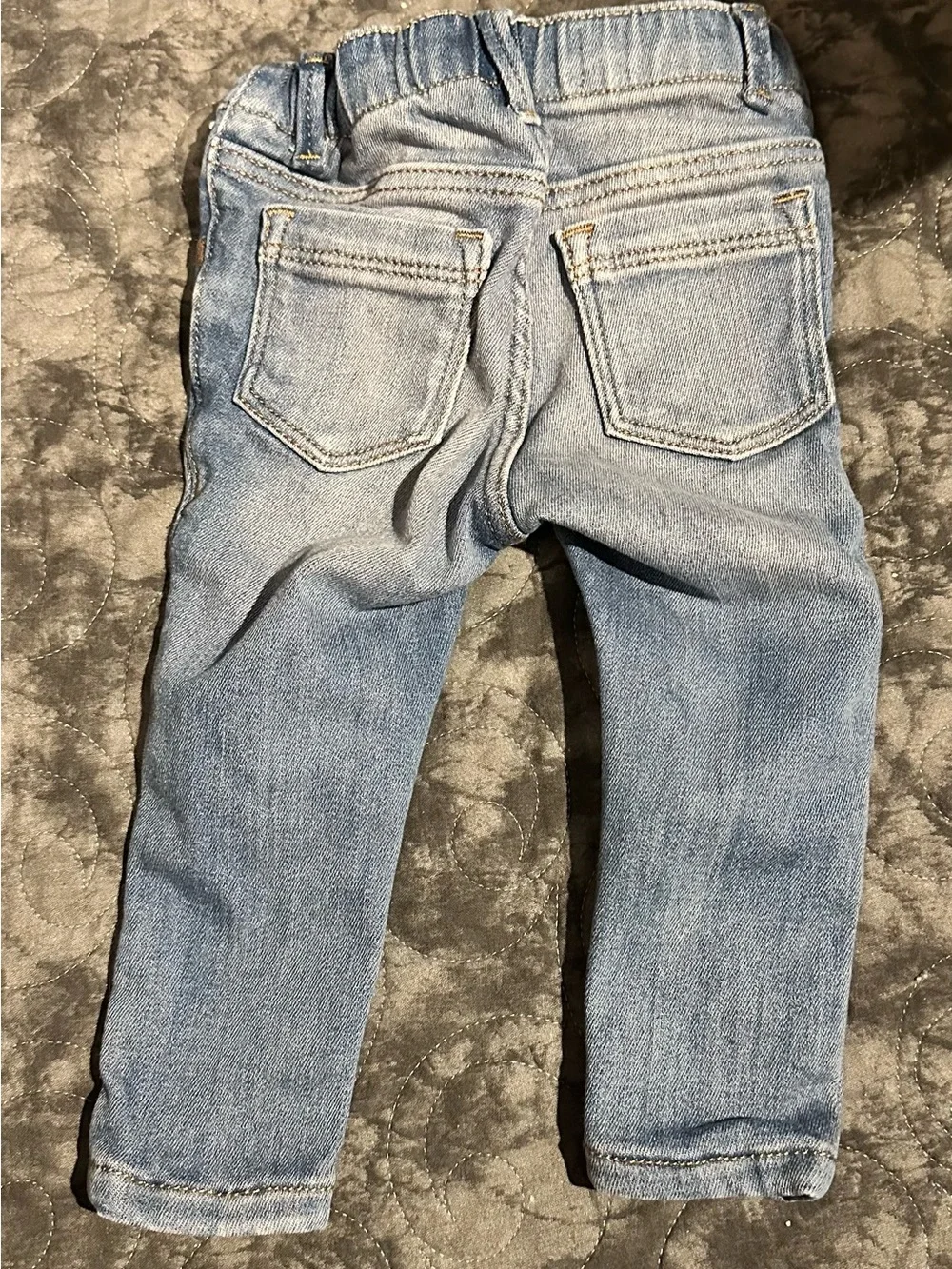 Old Navy Infant Light Blue Skinny Jeans with Heart Stitch